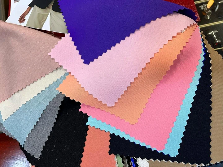 S. PREMIERE fabric and colour swatches